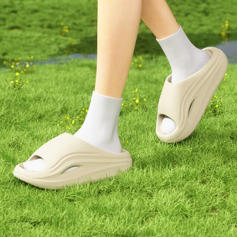 Sommerliche Dicksohlen-Pantoffeln für Männer und Frauen, EVA Weichsohlen-Hausschuhe, leichte Strandschuhe, Herren-Slipper, Flip-Flops – Detail 3