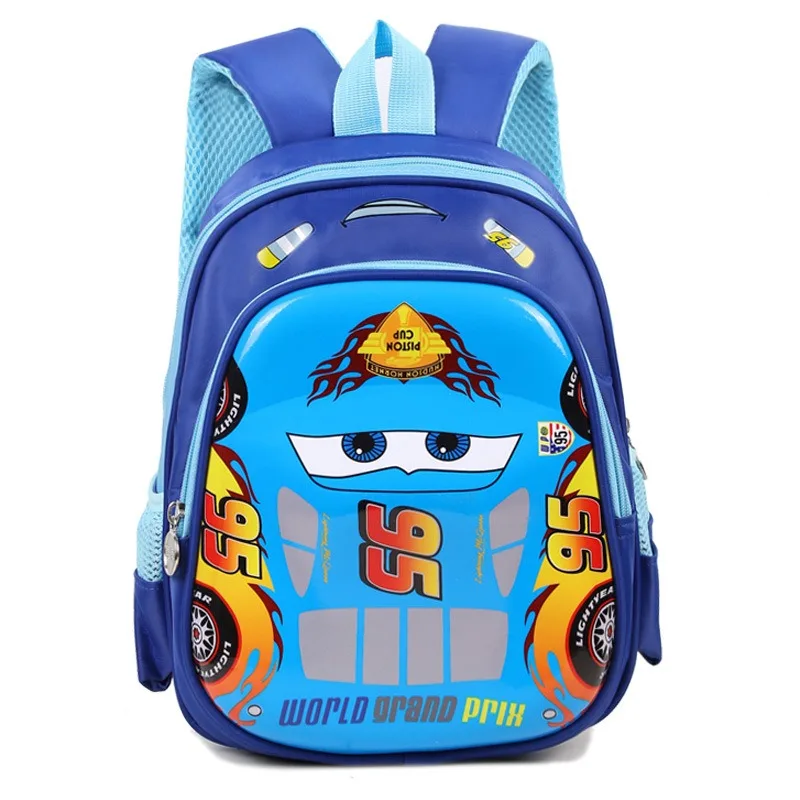 Disney-mochila escolar para niños, morral de dibujos animados McQueen para bebés de 3-5-6 años, novedad de 2024