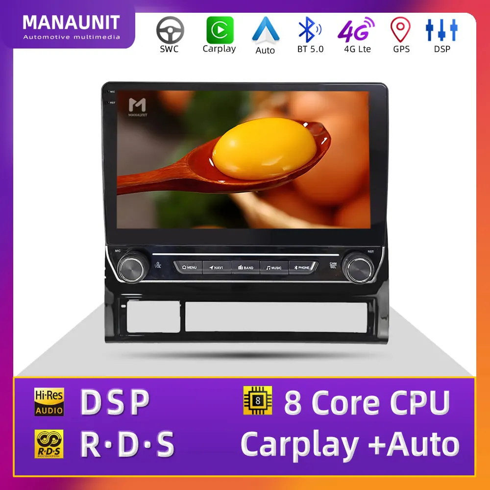 

10 Inch With Botton Car Player For Toyota Tacoma Hilux 2005-2013 Carplay Auto Multimedia Video Radio GPS Stereo Head Unit