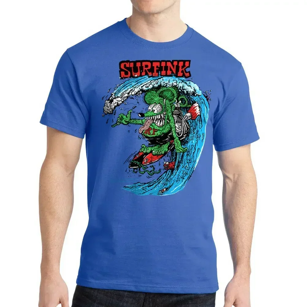 Rat Fink Surfink RF Ed "Big Daddy" Men's Royal Blue T-shirt NEW Sizes S-2XL