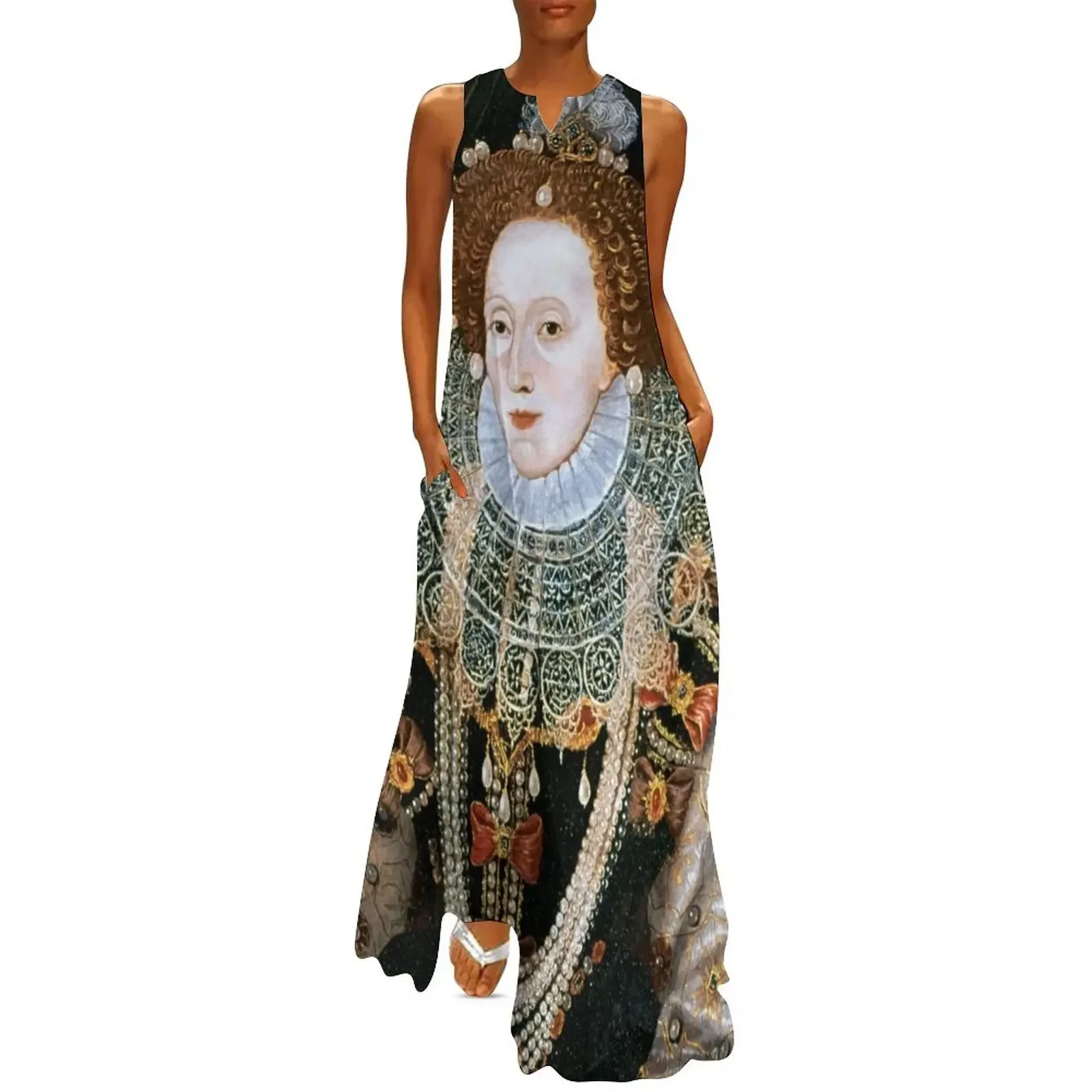 

Elizabeth I Long Dress Dress woman party dresses woman Woman dresses Dress