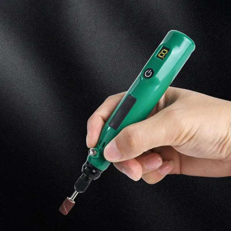 قلم نقش USB شحن أدوات دوارة محمولة صغيرة محمولة مع أوضاع سرعة متعددة حرفة فنية متعددة الأغراض
