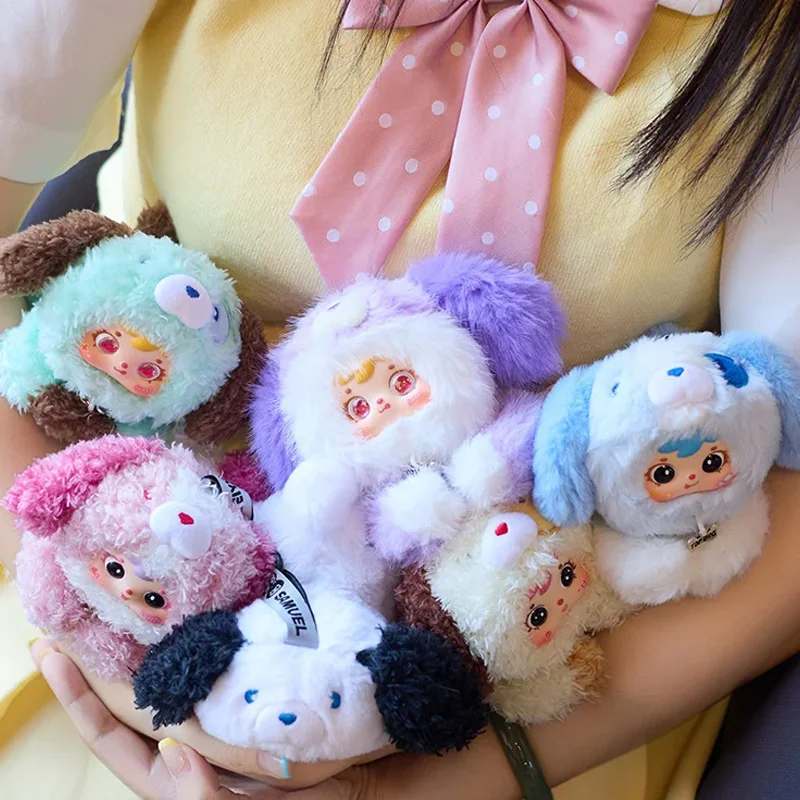 صموئيل عبق لينة جرو سلسلة أفخم صندوق أعمى الإبداعية Kawaii حقيبة قلادة عمل الشكل لعبة مفاجأة هدية عيد ميلاد عملية