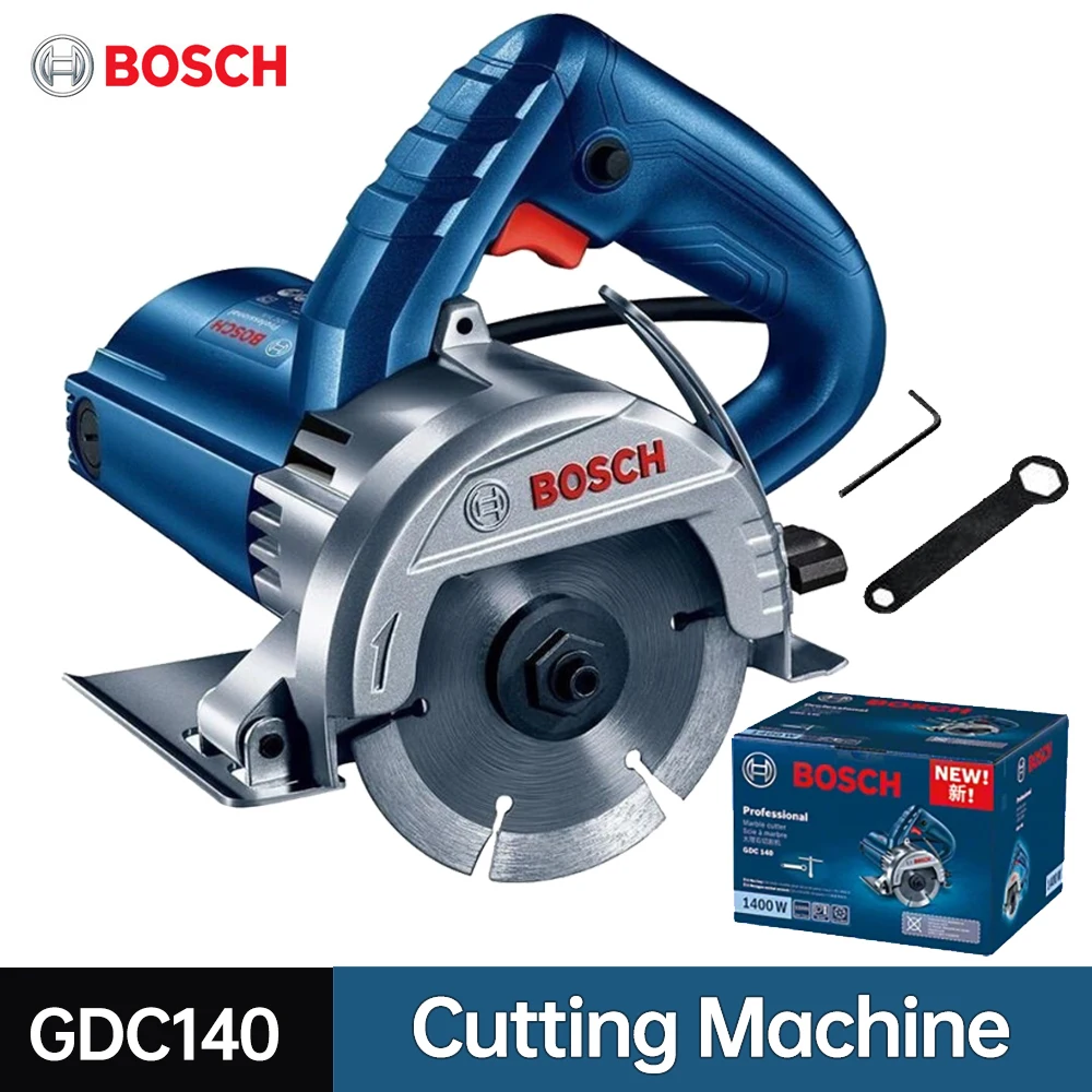 Bosch Marble Cutting Machine GDC140 Slotting Machine Tile Cutter Stone High Power 1400 Disc Diameter 115 Portable Saw Power Tool