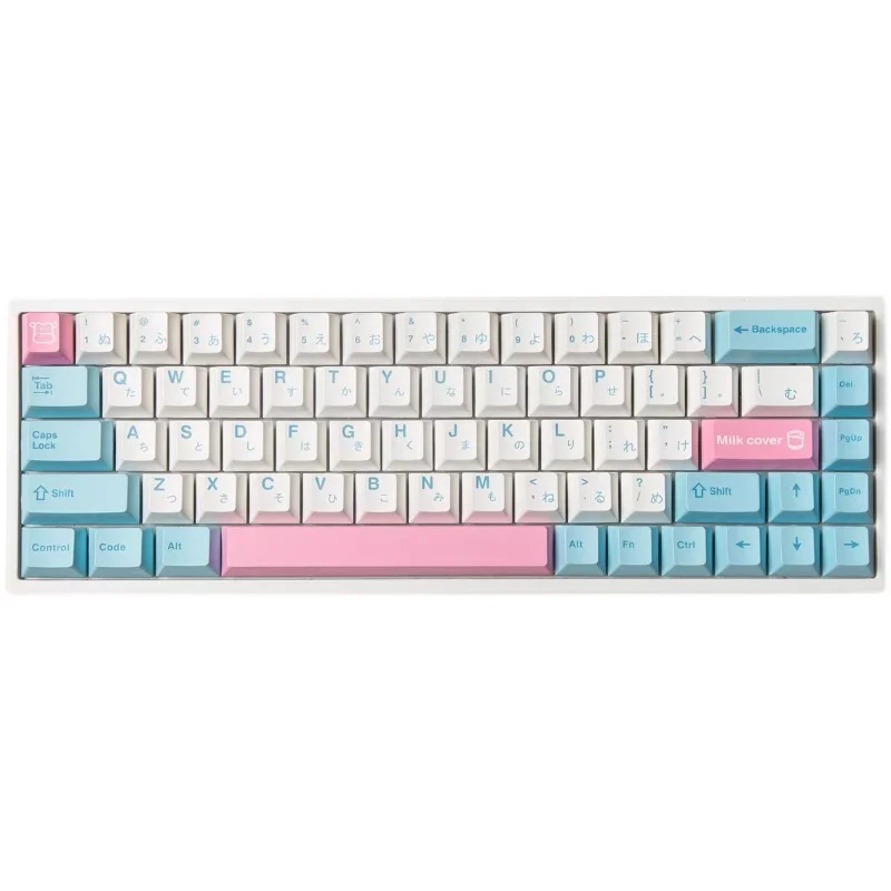 Milk Keycap Smile Original Height PBT Material 140 Keys 68/84/87/96/98/104/108