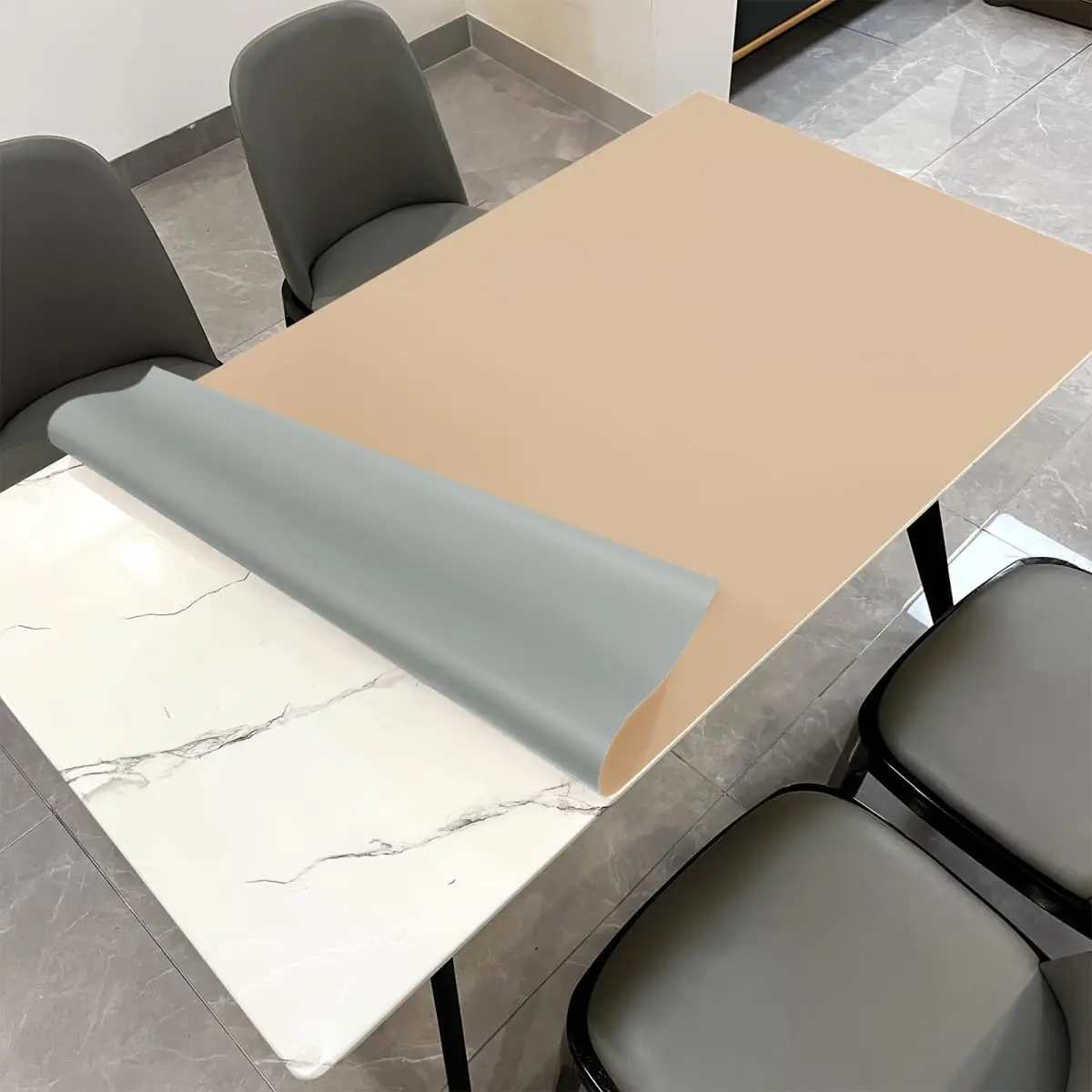 

Leather Table Cover,1.8Mm Thick,42X78 Inch Table Protector,Table Protector For Dining Room Table,Dining Table Cover,Table Cover