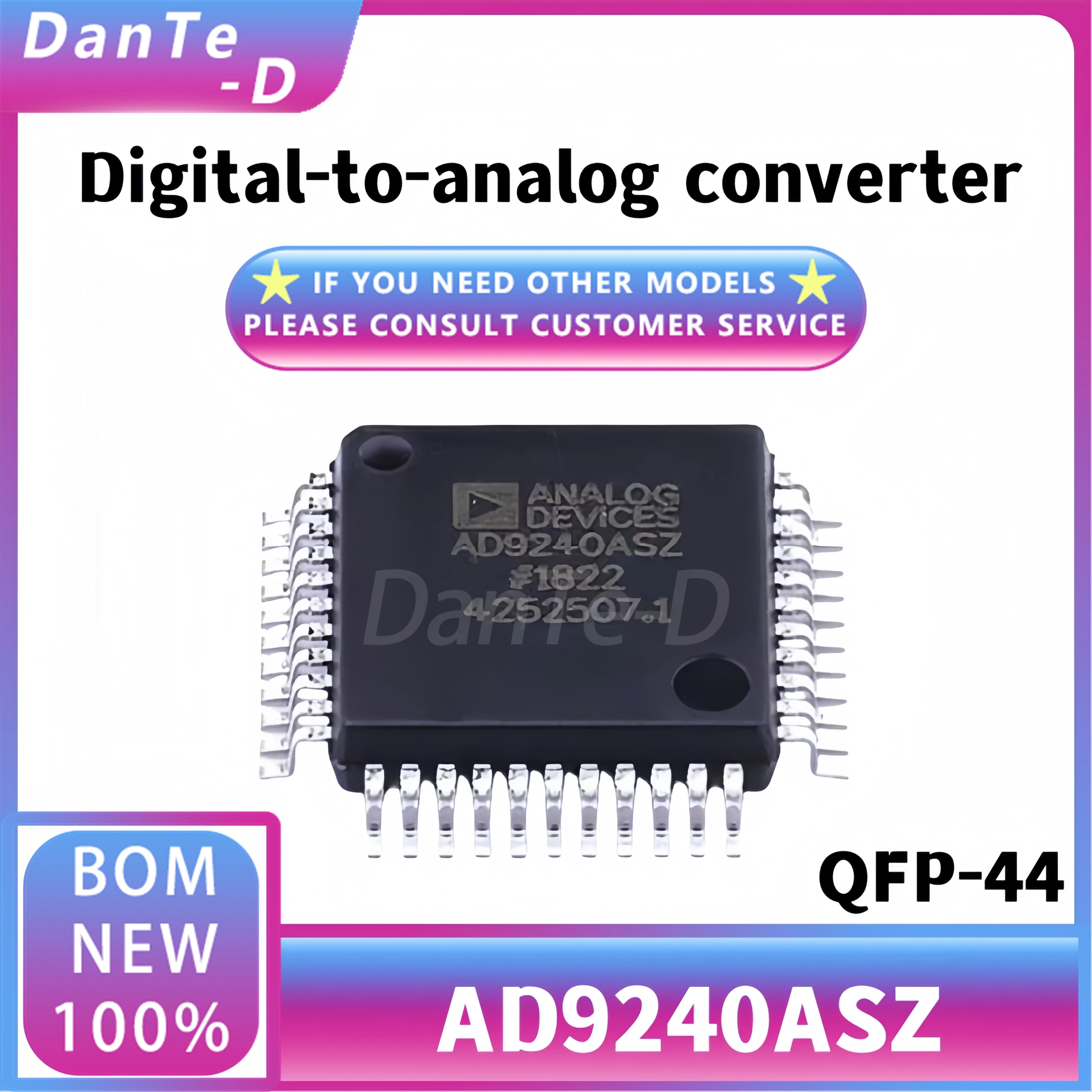 AD9240ASZ New original AD9240A QFP-44 AD9240ASZ digital to analog converter