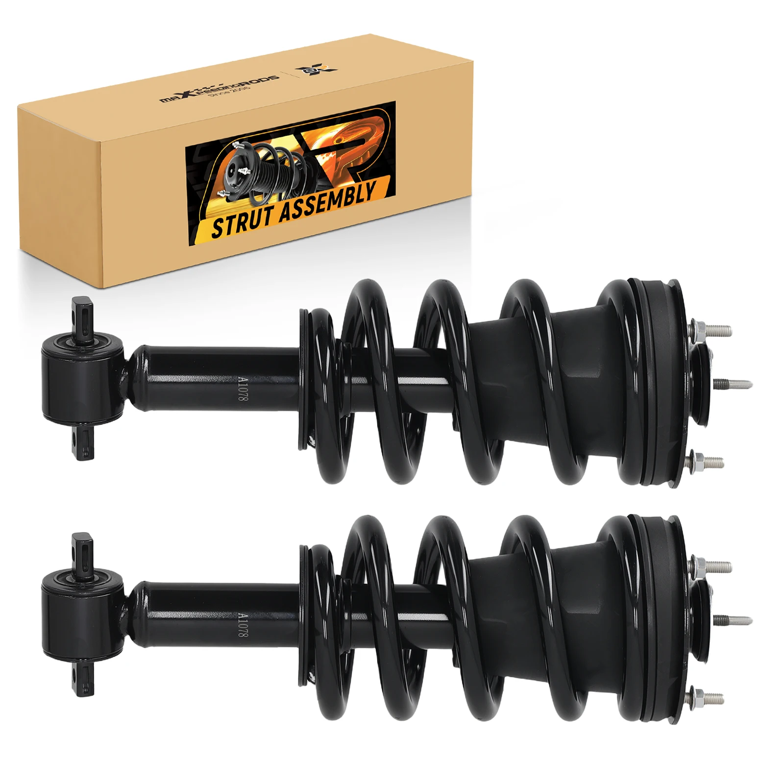 

Front Struts Assembly, Pair Shock Absorber for Chevrolet Silverado GMC Sierra 1500 4WD 2014-2018 2019, Coil Spring Assembly