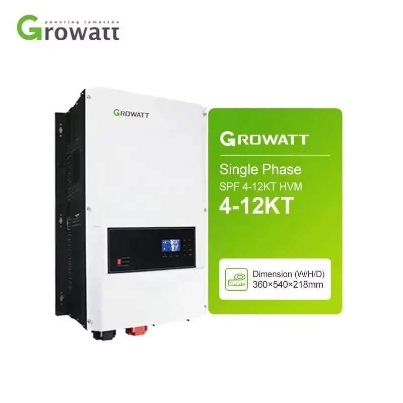 Growatt Inverter SPF 12KT HVM  Price Off Grid 230VAC Onduleur Growatt MPPT 48V