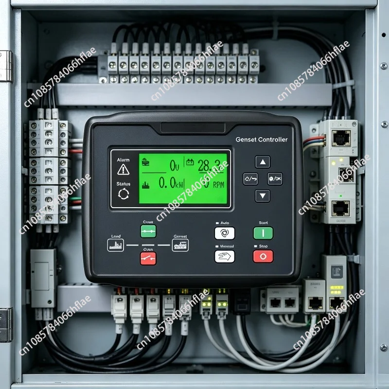 Automatic Generator Set Controller Module Auto Start Control Board with USB RS485 Ethernet Communication Interface