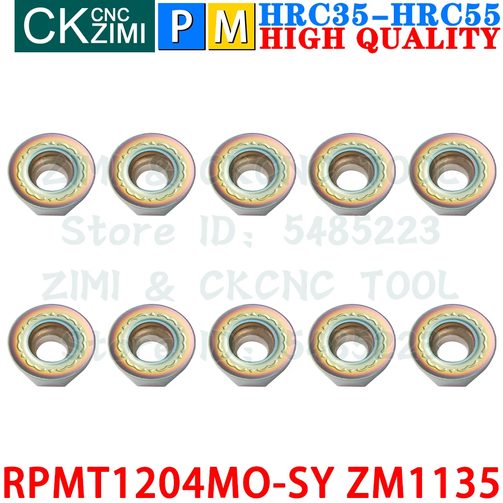 RPMT1204MO-SY ZM1135 RPMT 1204 MO SY ZM1135 R6 คาร์ไบด์แทรกรอบมิลลิ่งแทรกแนวตั้ง Indexable เครื่องมือ RPMT1204 EMRW 6R CNC เครื่องกลึงโลหะเครื่องกลึงโลหะเครื่องมือ