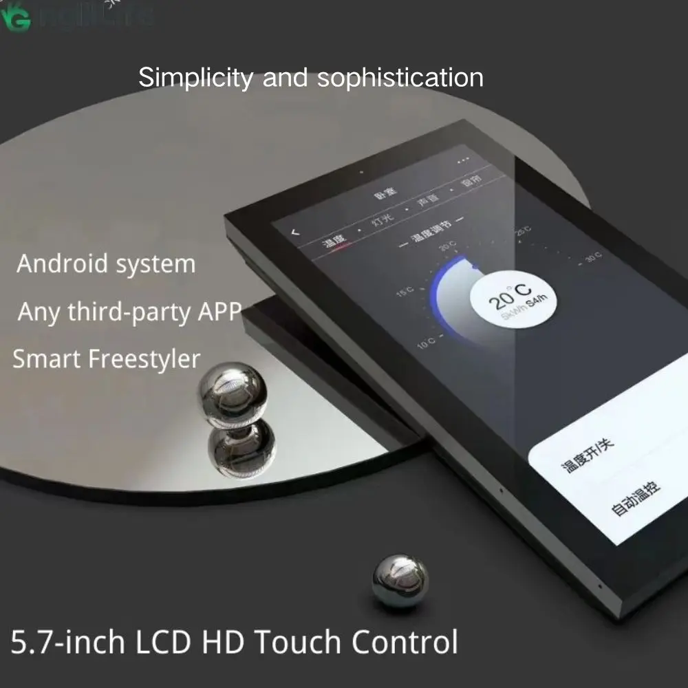 

2025 TUYA/HDL домашний помощник, умная настенная панель Android, настенные усилители с сенсорным экраном 6 дюймов, усилитель для умного домашнего кинотеатра, поддержка Rj485