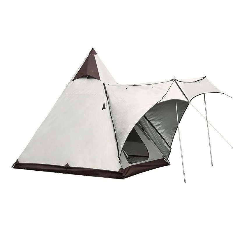 Outdoor Camping Telescopic Pole Tent Camping Pyramid Tent Camp Tent Canopy