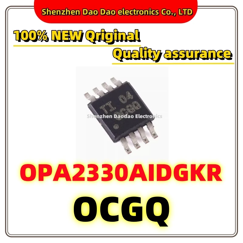 OPA2330AIDGKR Silkscreen OCGQ MSOP-8 dual precision operational amplifier chip IC new original