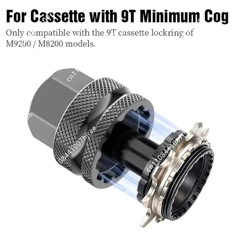 Bike Hub Flywheel Disassembly Socket Wrench 9 Teeth 12 Speed Cassette Removal Tool Professional Bicycle Drivetrain Repair