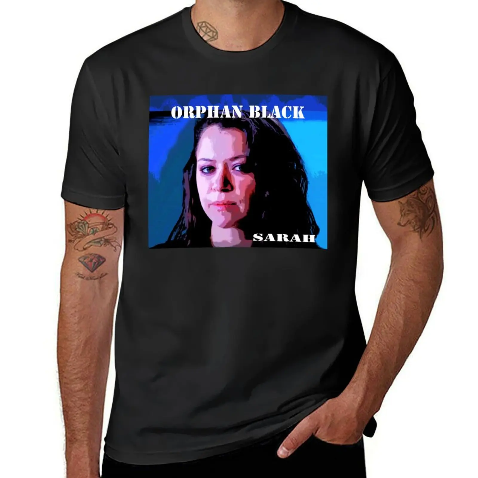 Orphan Black Sarah Manning Club of Clones T-Shirt hippie clothes quick drying mens graphic t-shirts pack