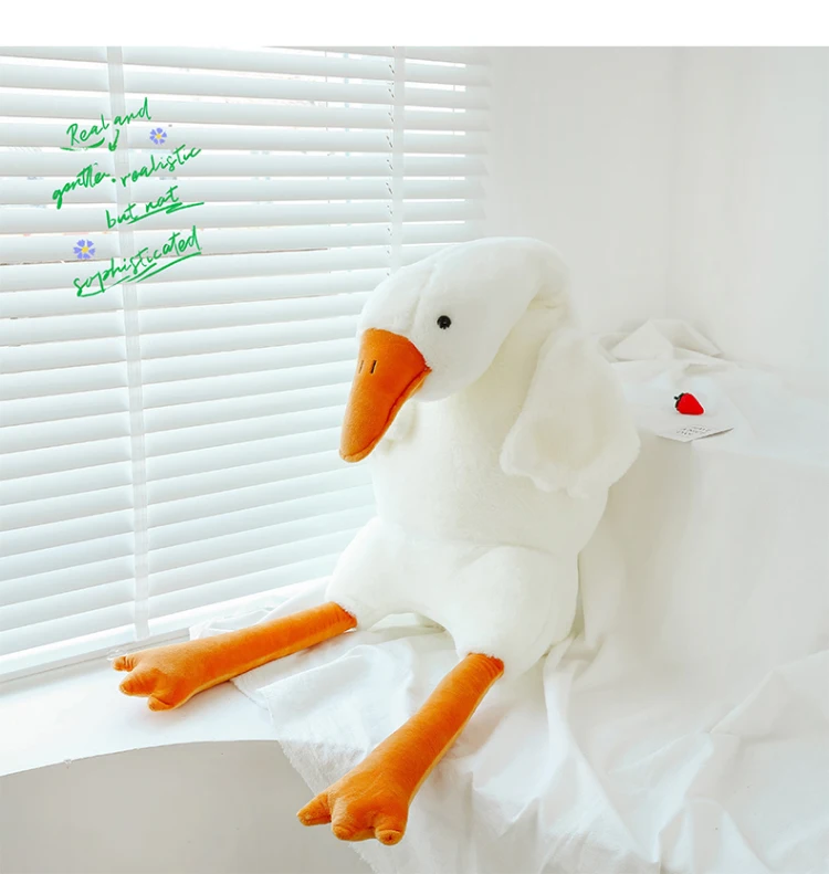 90-190 cm Belle grosse oreiller de lance d'oie blanc