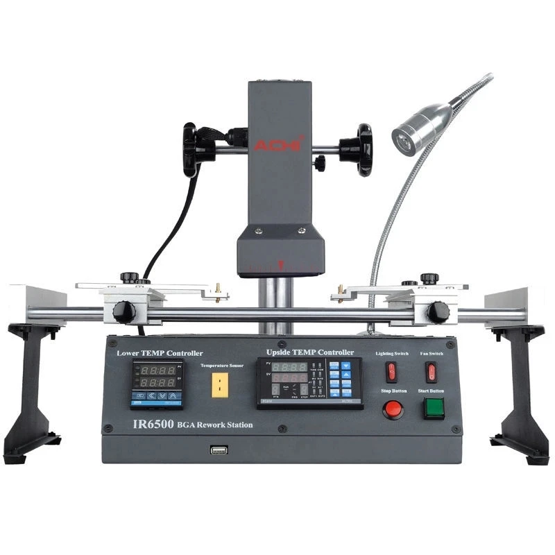 High Praised IR Soldering Station IR6500 for computer PC laptop chip-level infrared BGA rework equipment