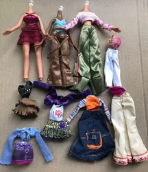 Monstering Doll Original Clothes Dress Coat Slim Doll Clothes Colorful Doll Decors Bratss Doll Parts Collection Gift Toys