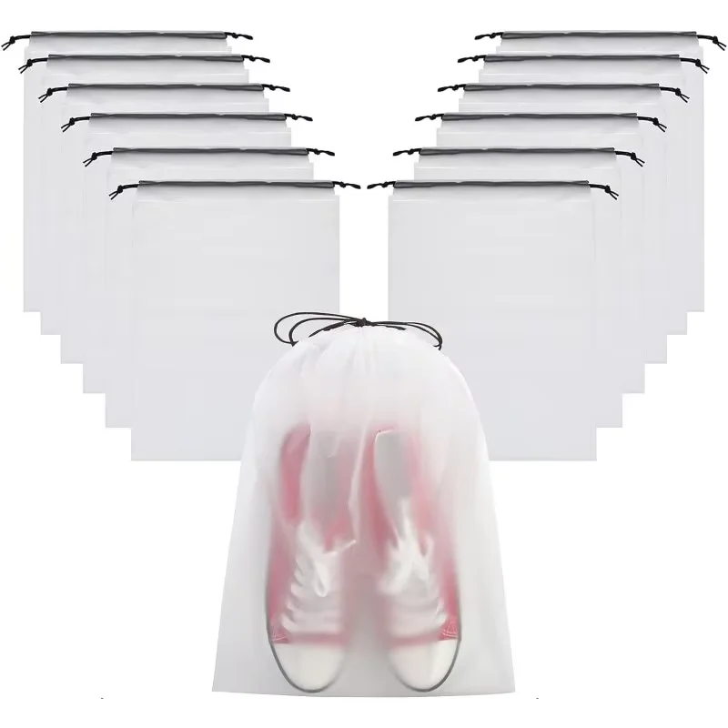 

Transparent Frosted Drawstring Bags Travel Waterproof Makeup Pocket Shoes Clothes Portable Underwear Organizer Pouch Bag