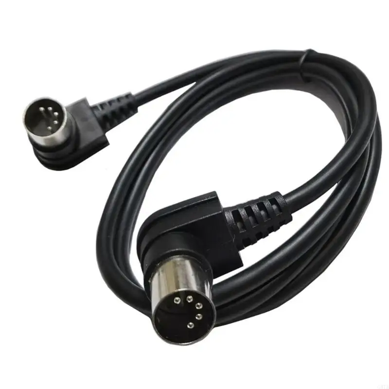 G8TA 90 درجة الكوع MIDI Cable DIN5P رؤوس مزدوجة سلك التمديد 1M 1.5M 3METER