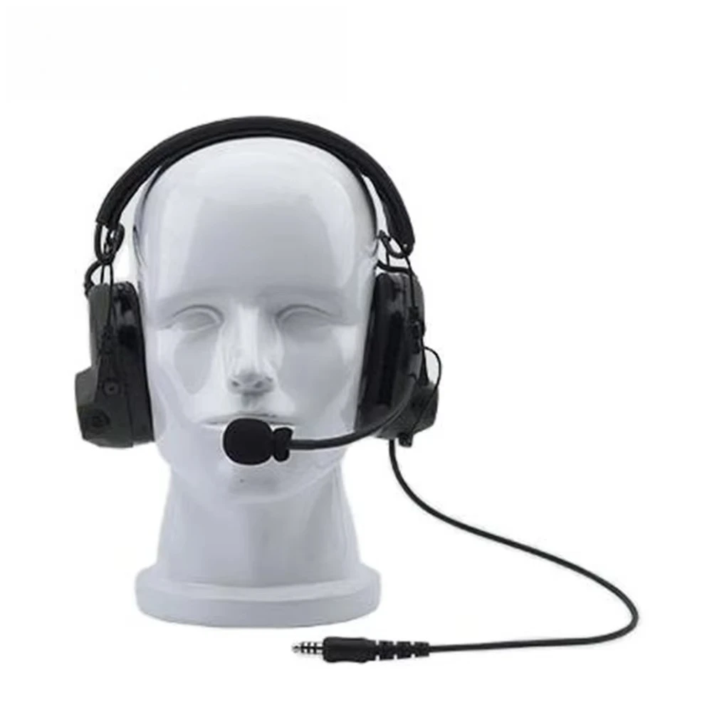 DF-5 Noise Cancelling Hearing Protection 2-way Radio Communication Tactical Headset