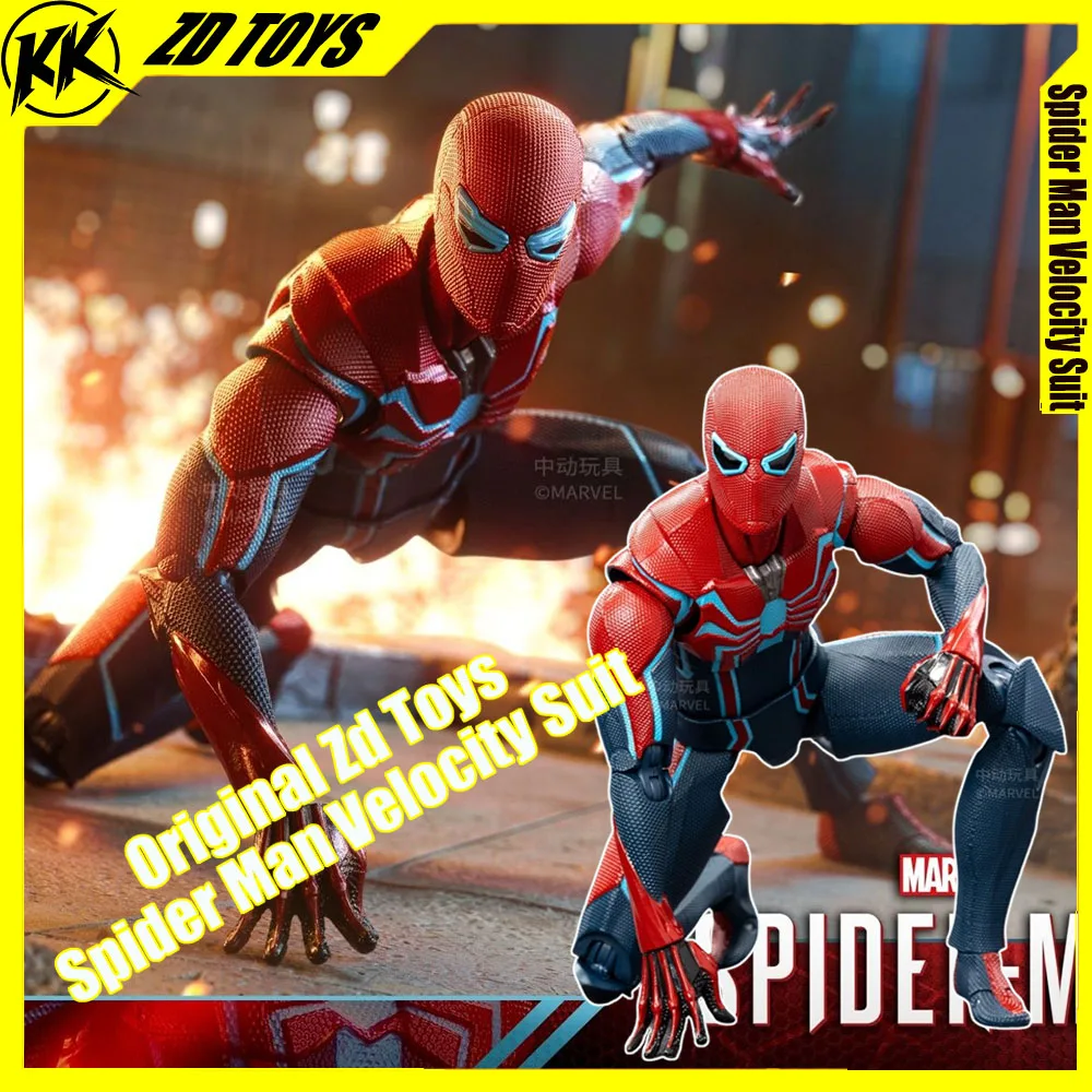 

Новые оригинальные игрушки Zd, фигурка Мстителей, Человек-паук, скоростной костюм, фигурки Человека-паука, ПВХ фигурка, коллекция, модель, подарки, игрушки