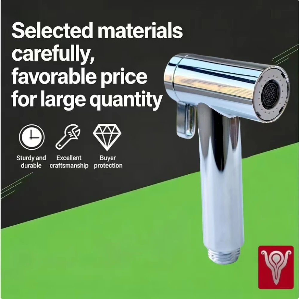 

Stainless Steel Toilet Bidet Sprayer Handheld Hygiene Spray Gun for Bathroom Cleaning and Pet Washing