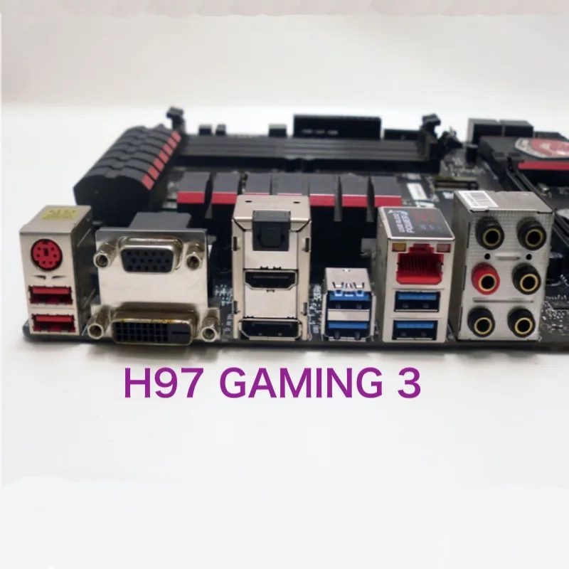 Placa-mãe para MSI, H97 GAMING 3, 32GB, VGA, DVI, HDMI, 2xUSB 2.0, 1xUSB 3.0, Mainboard, 100% testado, OK, totalmente trabalho, frete grátis