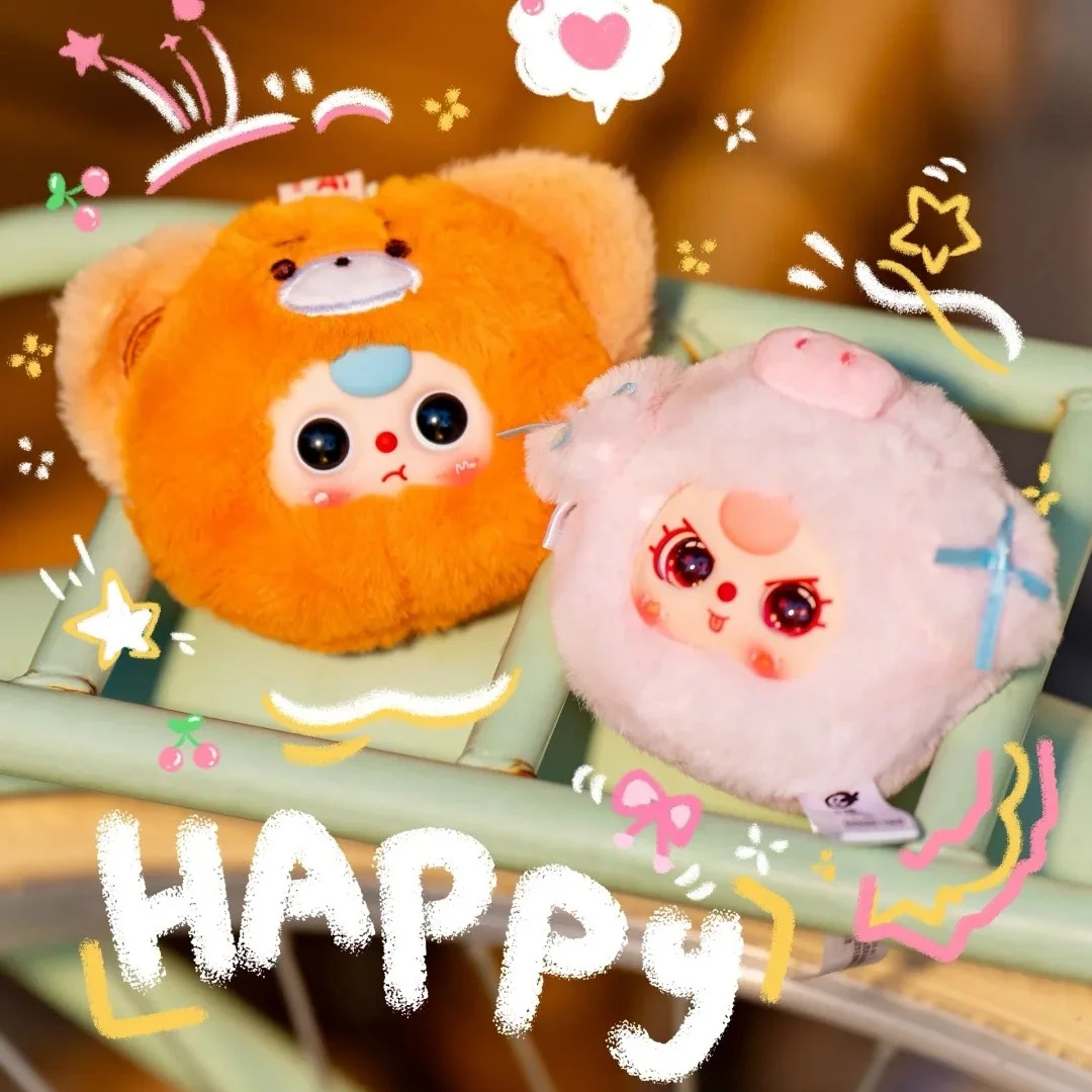 

Genuine Baby Three New Mini Animal Series Vinyl Blind Box Vinyl Plush Doll Pendant Bag Decoration Kawaii Girl Birthday Gift