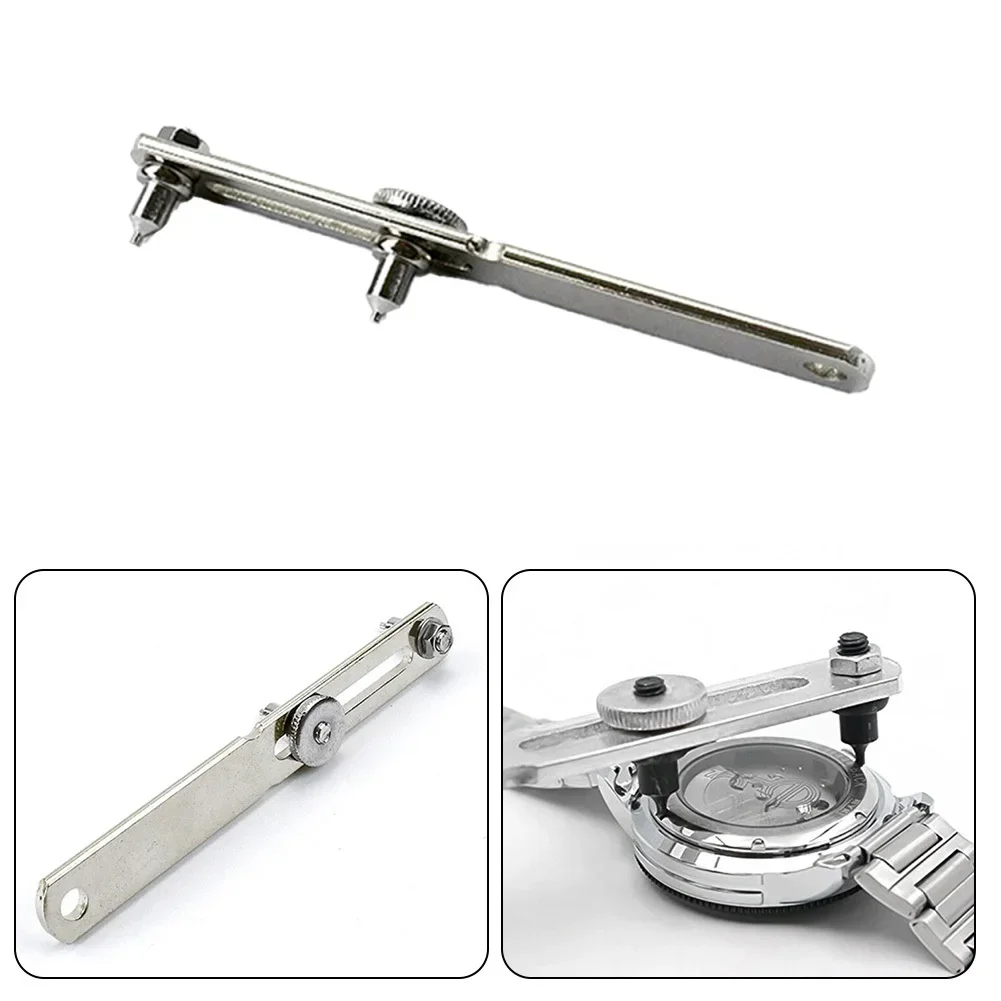 Watch Tools Watch Adjustable Opener Back Case Press Closer Remover Repair Watchmaker Tool Repair Tool Two Claws Metal Opener