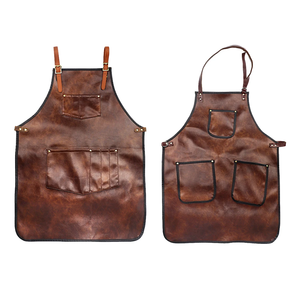 

Barber Apron Sleeveless Barista Aprons Haircutting Hairstyling Bib Type 1