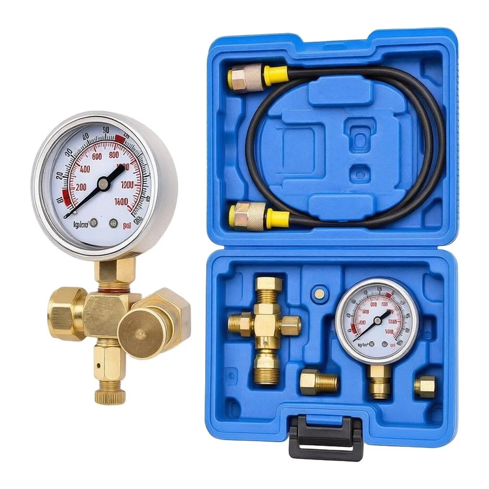 For Field Repairs Silver Nitrogen Charging Kit Hydraulic Hammer Pressure Test Pressure Gauge Gas Refill System