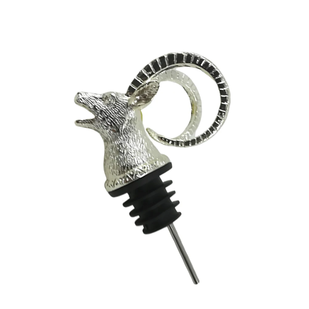 

Funny Antelope Head Pourer Lightweight Party Bottle Stoppers for Aerator Stoppers Decorative Kitchen Bar