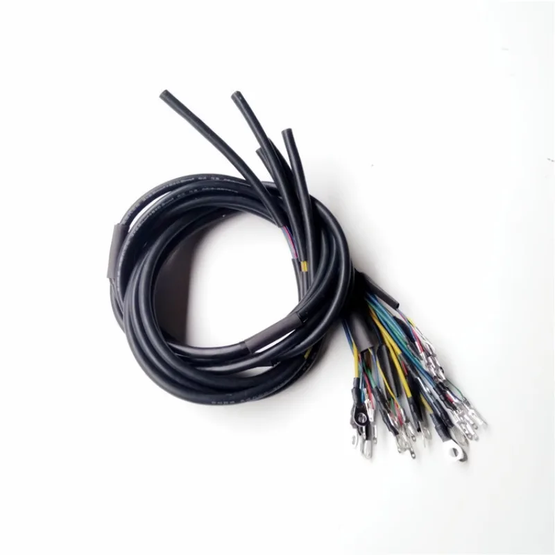 Teflon High Temperature Motor Wire 2.5mm2 8 Core For 1000W Electric Motorcycle E Bike Motor Cable
