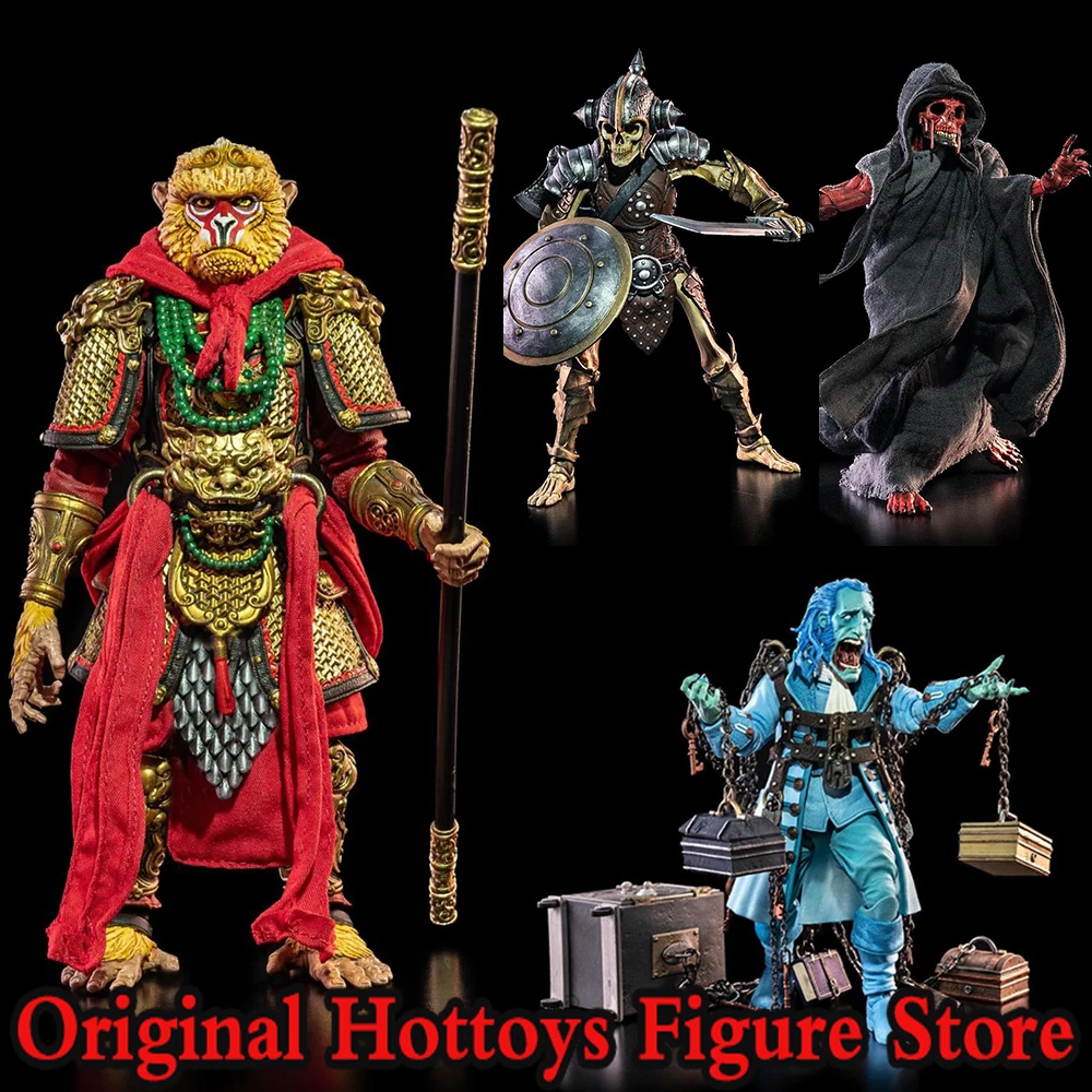 1/12 Soldier Four Knights Mythical Legion Sun Wukong Jacob Death Mask Female Skull Full Set 6-inches Action Figure Model Gifts