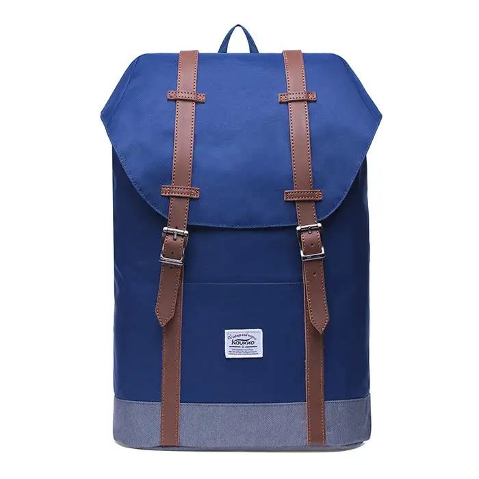 

Koukko Unisex Large Capacity Casual Travel Backpack Fashionable Nylon Shoulder Bag with Computer Compartment for Students