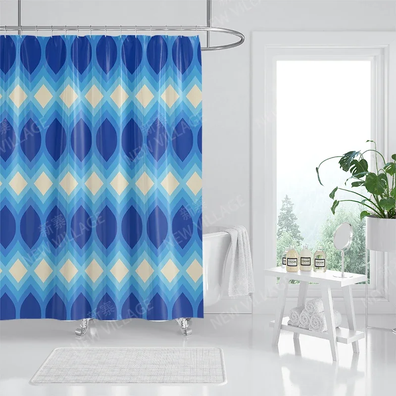 Waterproof fabric shower curtains Bathroom curtain accessories Bath curtain for shower 180x200 240*200 boho decoration abstract