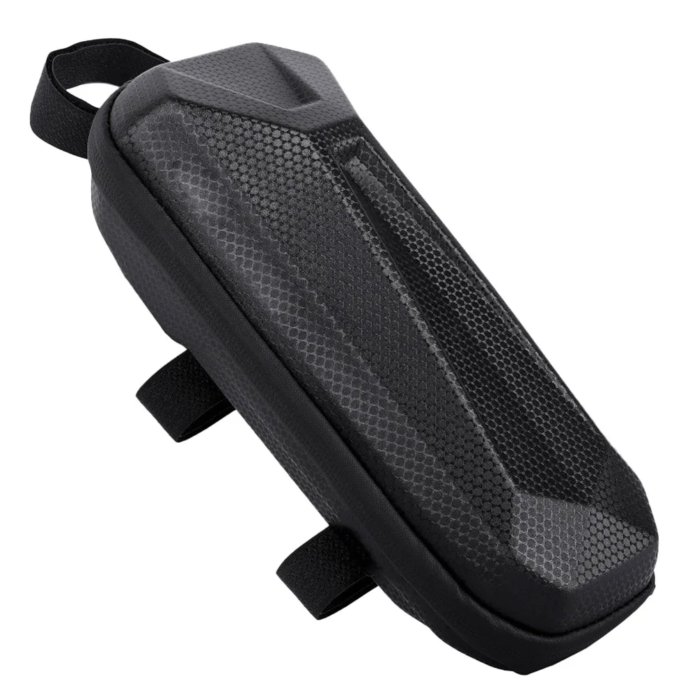 

Top Tube Bag MTB Pack Compact Size Drop-resistant Sleek Carbon Fiber Texture Bike Rides Cycling High Visibility