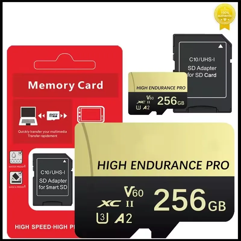 Neue SD-Karte Speicherkarte 2TB 1TB Hochgeschwindigkeits-TF-Flashkarte 4K Full HD Video Micro-SD-Karte 128GB 256GB 512GB Für Kamera PC Neu