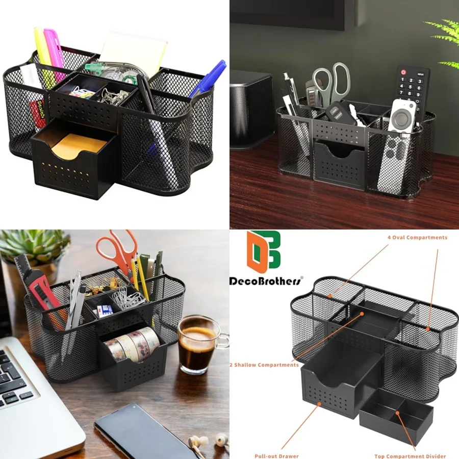

Desk Organizers Pen Holder Office Caddy Storage