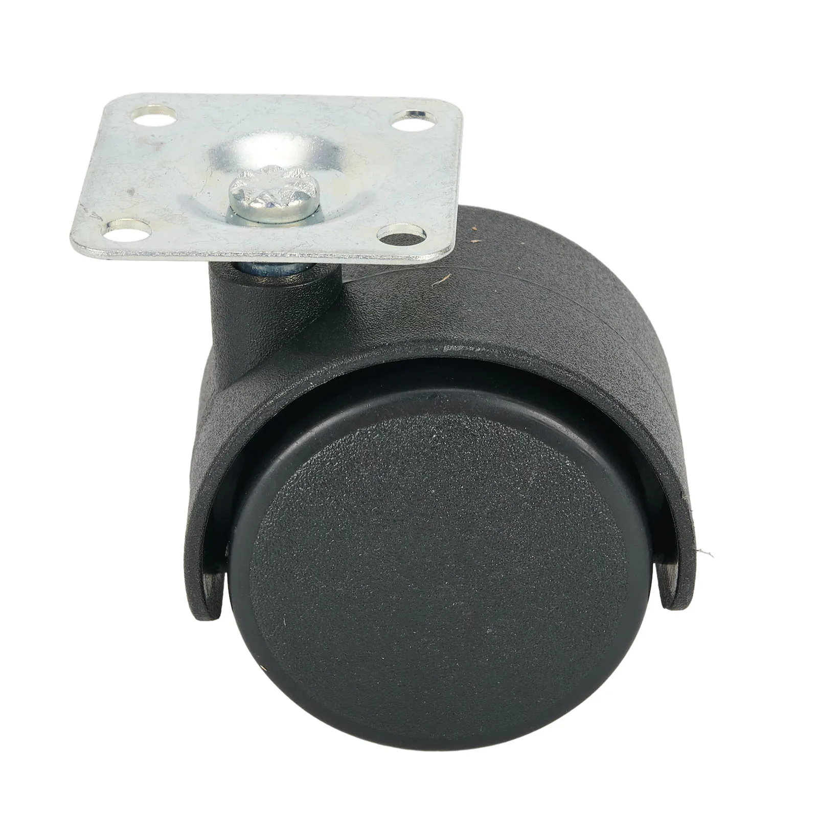 4 Pack 40mm Diameter Swivel Casters with 34mm x 34mm Fixing Plate for Furniture Industrial Trucks and Equipment