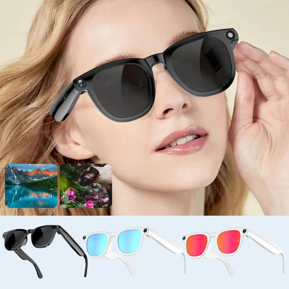 

Новые умные очки с технологией AI и камерой высокого разрешения 1200W для перевода изображений, видеозаписи и телефонных звонков