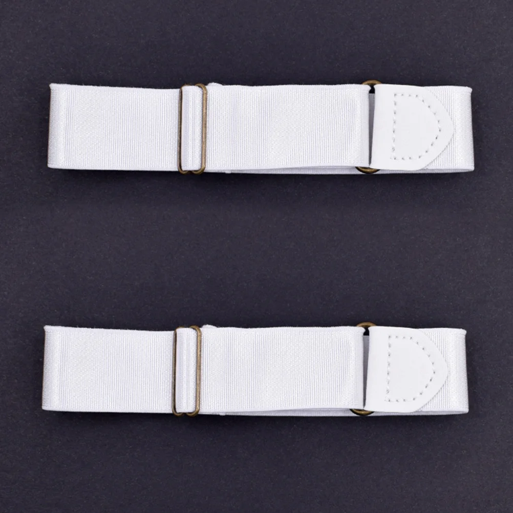 2 Pcs Shirt Lock Chinlon Stay Belt Suspenders for Men Arm Sleeves Bracket Women's