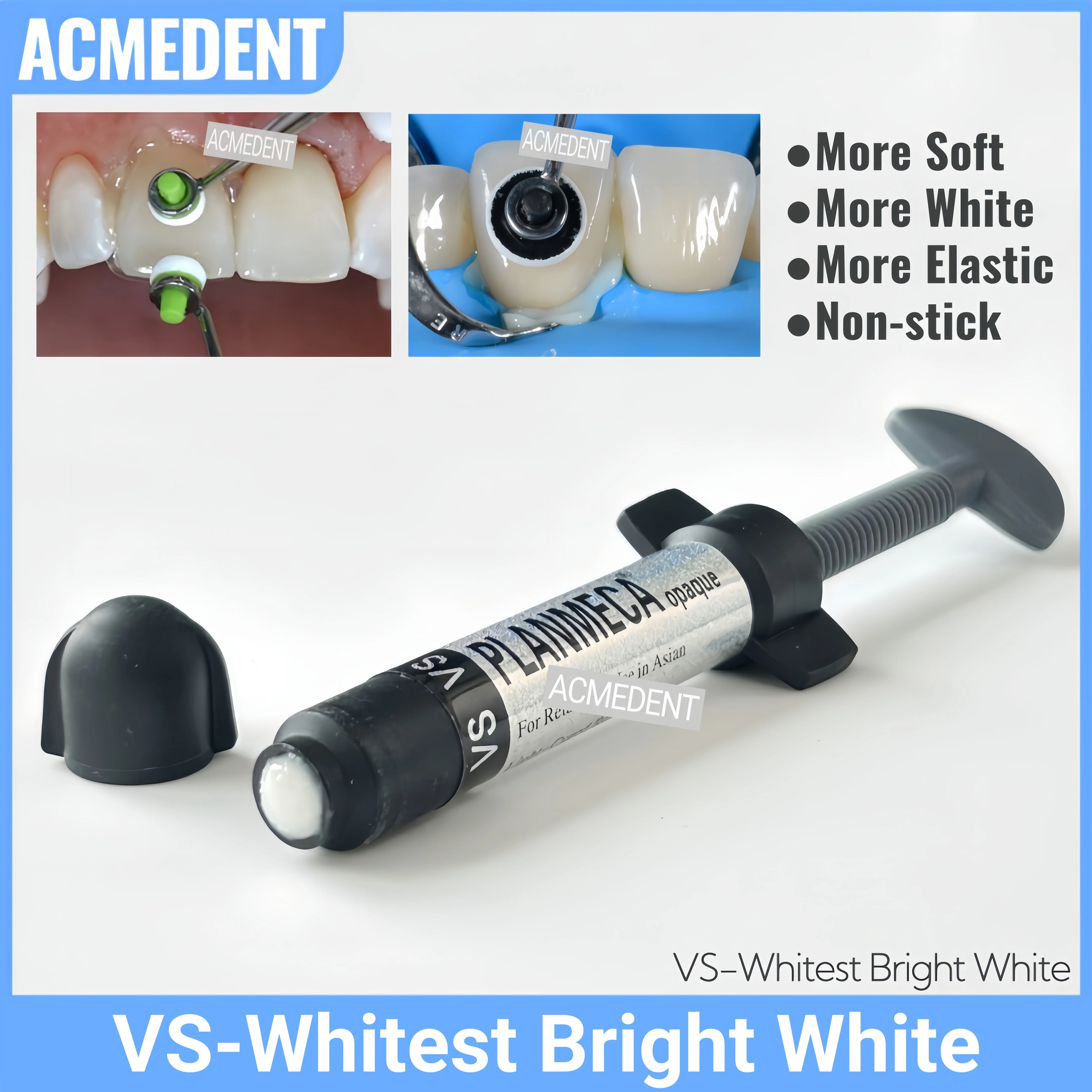 

4.5g VS Dental Light Cure Hybrid Composite Resin Veneer Teeth Whitening Restorative Whitest Bright White Hybrid Aesthetic