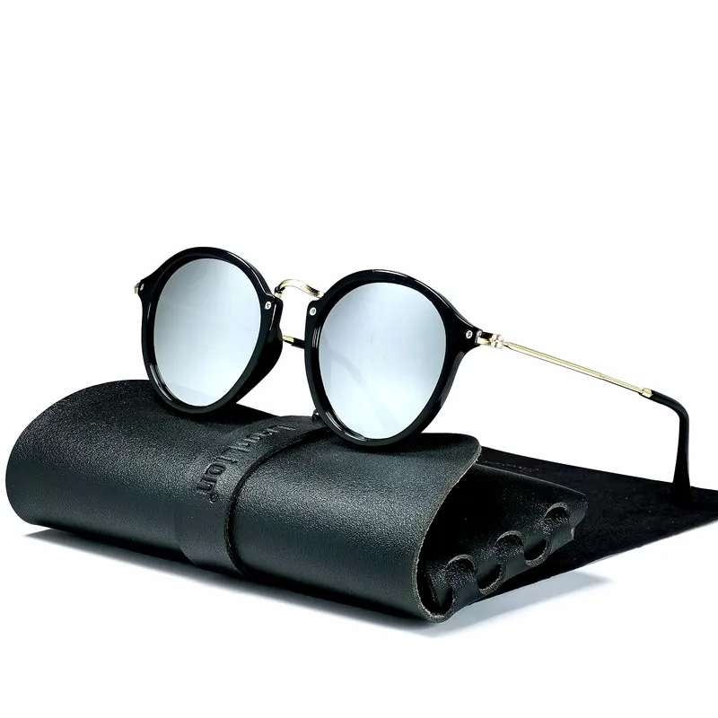 LeonLion 2023 occhiali da sole rotondi retrò da uomo occhiali firmati di marca per uomo/donna occhiali Vintage da uomo Luxury Oculos De Sol Feminino