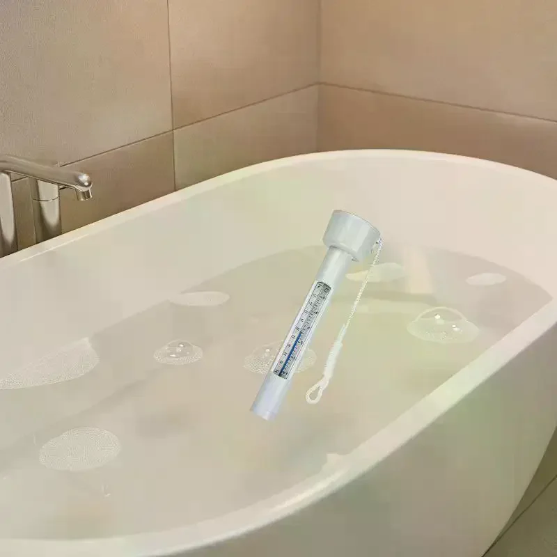 Floating Pool Water  Celsius Fahrenheit Dual Scale Waterproof Temperature Gauge For Swimming Pool Spa Hot Tub Use