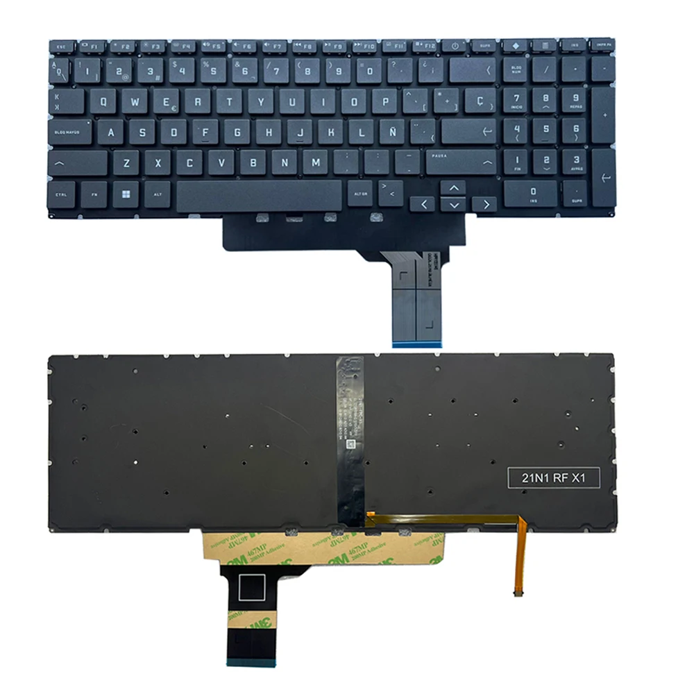 Imagem -02 - Teclado Portátil para Victus hp Eua e Espanhol 16t-d Tpn-q263 Tpn-q264 16-e0504nw 16-e0097nr 16z-e000 Novo