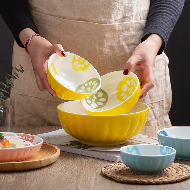 

Jingdezhen Dishes Set Japanese High Temperature Ceramic Tableware Household Housewarming Gift Ceramic Dishes