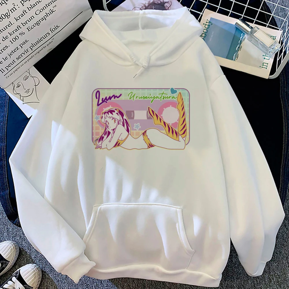 Urusei Yatsura sudaderas con capucha para mujer, sudaderas estéticas de estilo coreano, ropa harajuku para mujer